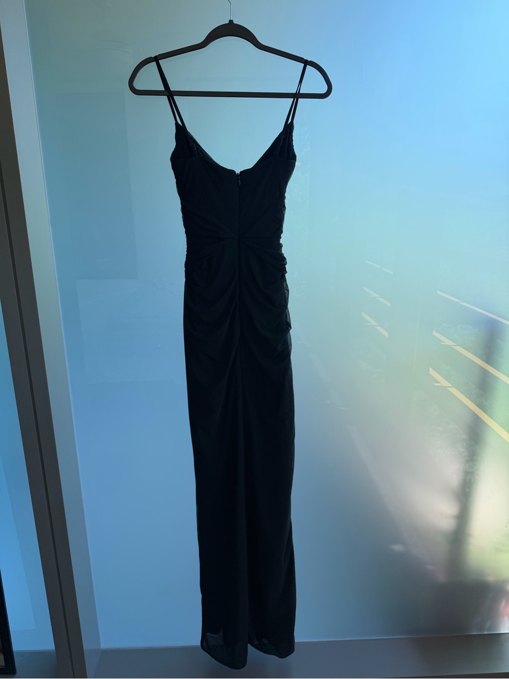 House of CB Black Issey Mesh Gown - Picture 5 of 5